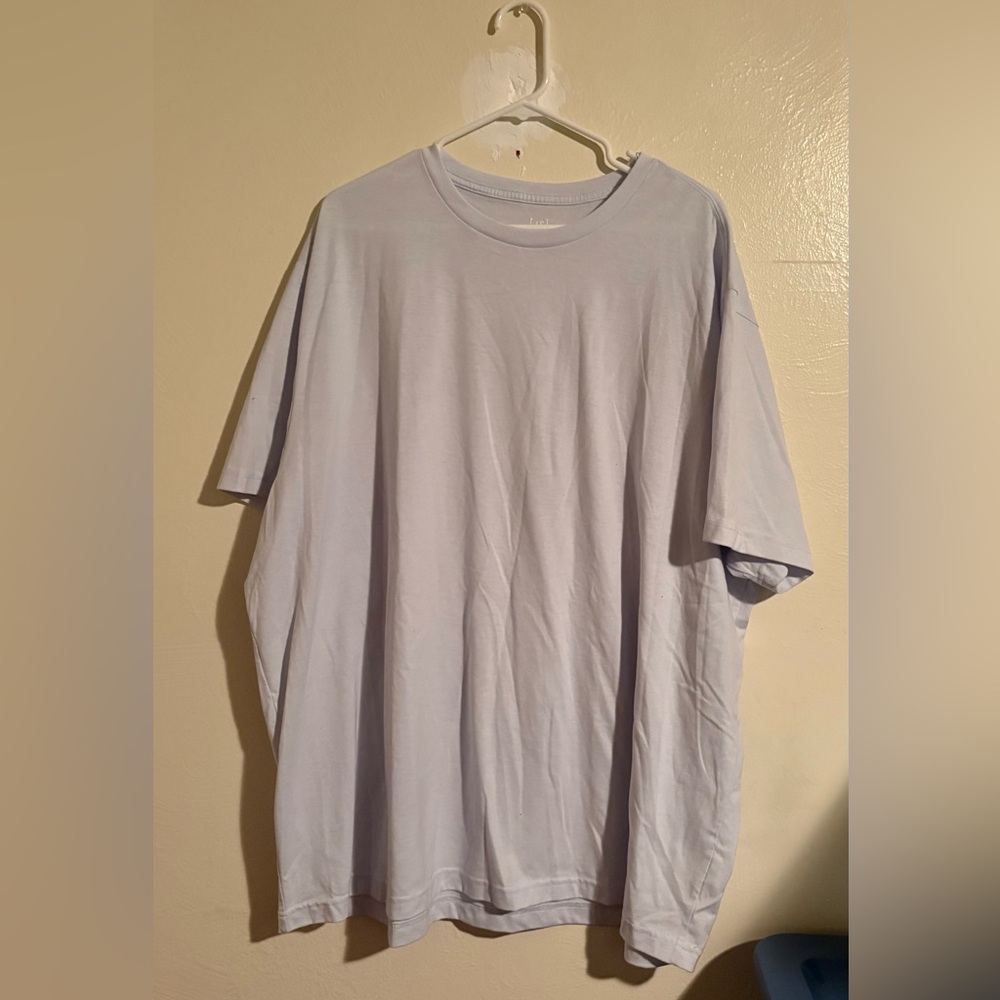 George Men's Short Sleeve Pale Blue Crew T-Shirt